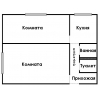 Продается 2к.  квартира на пл. Победы